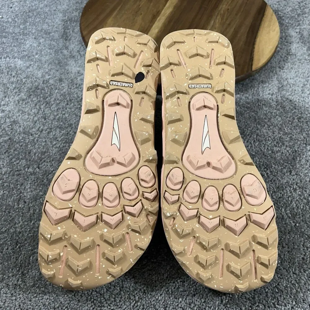 Altra LP Alpine Women's Size 10 Sand Pink Hiking Trail Shoes Used No Insoles